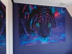 Wandkleed muurdoek tijger 150x200 cm, Huis en Inrichting, Ophalen of Verzenden, Zo goed als nieuw