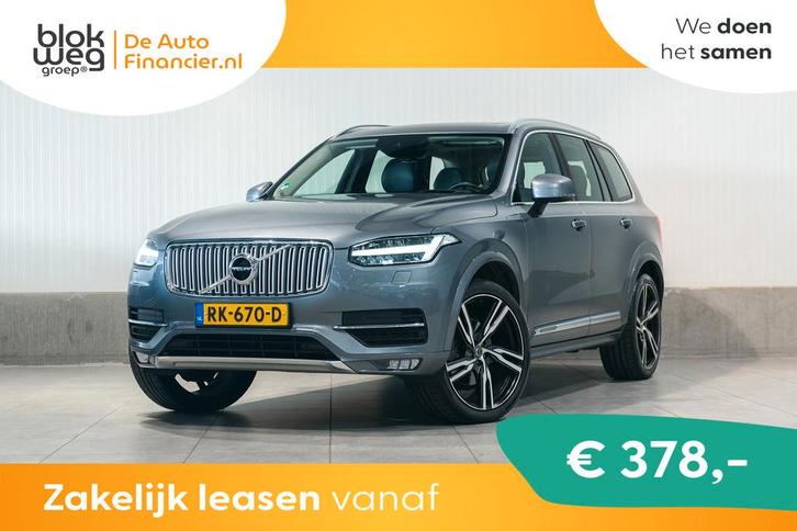 Volvo XC90 T5 Aut. AWD Inscription ACC Trekhaak € 27.450,0, Auto's, Volvo, Bedrijf, Lease, Financial lease, XC90, Achteruitrijcamera