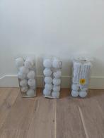 4x Lichtsnoer - cotton ball wit zgan - bruiloftsdecoratie, Ophalen, Zo goed als nieuw