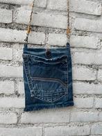 Spijkertasje tasje met zakje franje blauw schoudertasje, Overige merken, Info@kinderworkshops-petra-dongen.nl, P Gillisstraat