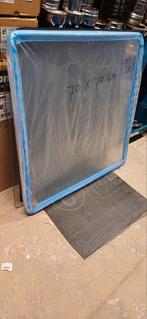 Vloerplaat glas 70 x 70 cm., Huis en Inrichting, Haarden, Ophalen, Nieuw, Vrijstaande haard, Houthaard