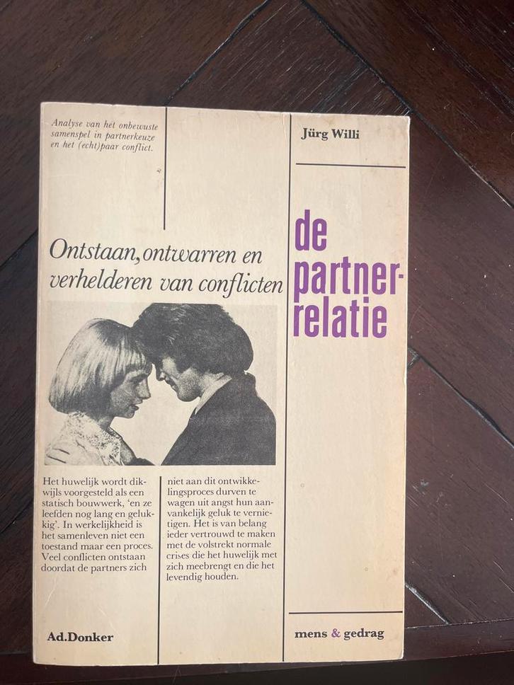 De Partnerrelatie - Jürg Willi, Boeken, Psychologie, Gelezen, Sociale psychologie, Ophalen of Verzenden