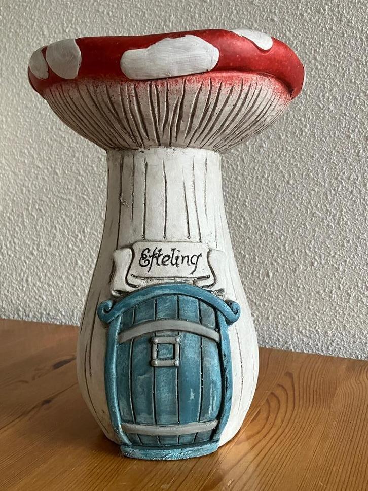 Efteling paddenstoel tuinbeeld kabouterhuis paddestoel NIEUW, Verzamelen, Efteling, Zo goed als nieuw, Overige typen, Ophalen of Verzenden