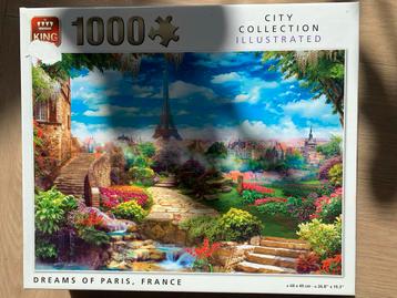 King Puzzel 1000 Stukjes - Parijs beschikbaar voor biedingen