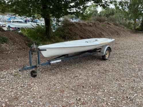 Seahopper met boottrailer, Watersport en Boten, Boottrailers, Gebruikt, Open zeilboottrailer, Minder dan 1500 kg, Minder dan 6 meter