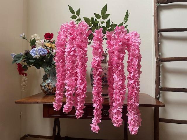 Nieuwe kunsttakken/ kunstbloemen/kunstbloemboeket/versiering, Huis en Inrichting, Woonaccessoires | Kunstplanten en Kunstbloemen