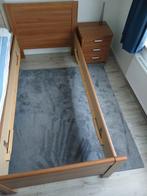 1 persoons bedframe met nachtkastje, Antiek en Kunst, Antiek | Meubels | Bedden, Ophalen
