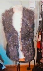 Donkerblauw bont vest, Ophalen of Verzenden, Zo goed als nieuw, Maat 38/40 (M), Blauw