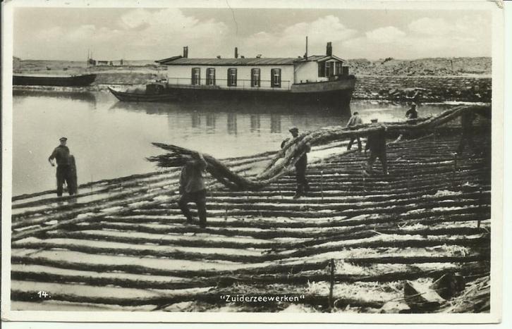 Zuiderzeewerken, Verzamelen, Ansichtkaarten | Nederland, Ongelopen, Friesland, 1920 tot 1940, Verzenden