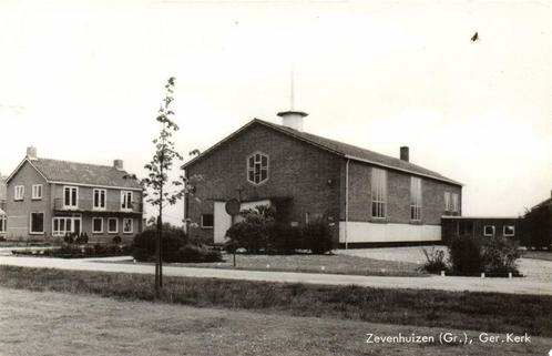 Zevenhuizen [Gr.], Ger. Kerk - ongelopen, Verzamelen, Ansichtkaarten | Nederland, Ongelopen, Groningen, 1920 tot 1940, Ophalen of Verzenden