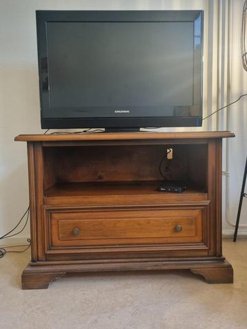Houten tv kastje met lade - gratis ophalen! beschikbaar voor biedingen