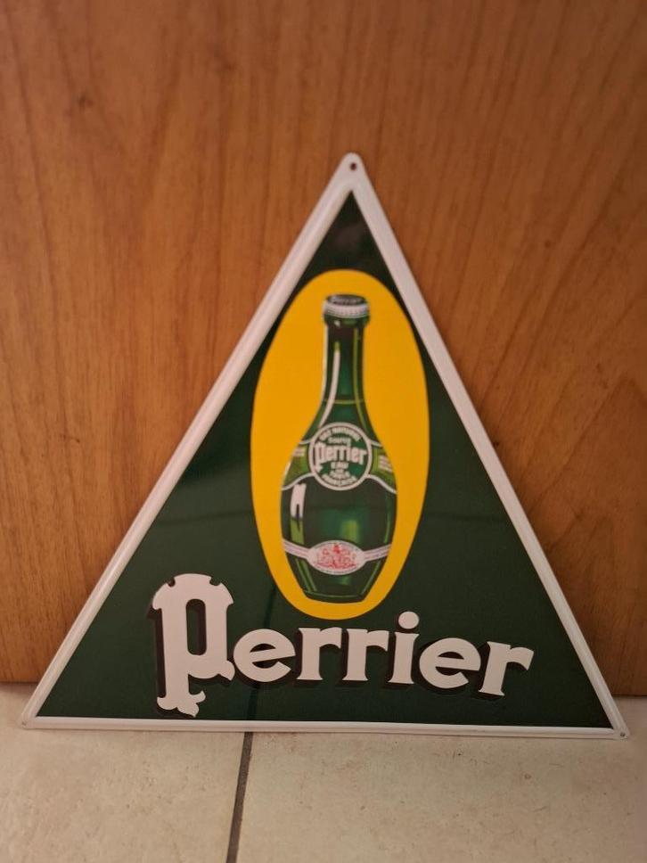 authentiek reclamebord Perrier, Verzamelen, Merken en Reclamevoorwerpen, Nieuw, Reclamebord, Ophalen of Verzenden