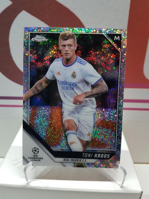 Kroos - Real Madrid - Topps UCL 22 Chrome Sparkle, Verzamelen, Sportartikelen en Voetbal, Zo goed als nieuw, Poster, Plaatje of Sticker