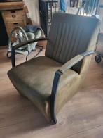 Industriele fauteuil te koop kleur groen, Huis en Inrichting, Fauteuils, Ophalen of Verzenden, Zo goed als nieuw, 75 tot 100 cm