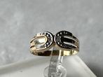Gouden ring Diamant, Verzenden, Met edelsteen, Dame, Goud