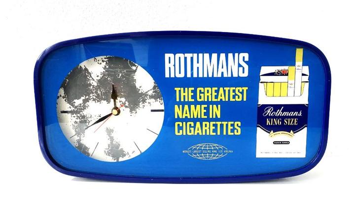 Rothmans reclameklok, Verzamelen, Merken en Reclamevoorwerpen, Gebruikt, Reclamebord, Verzenden