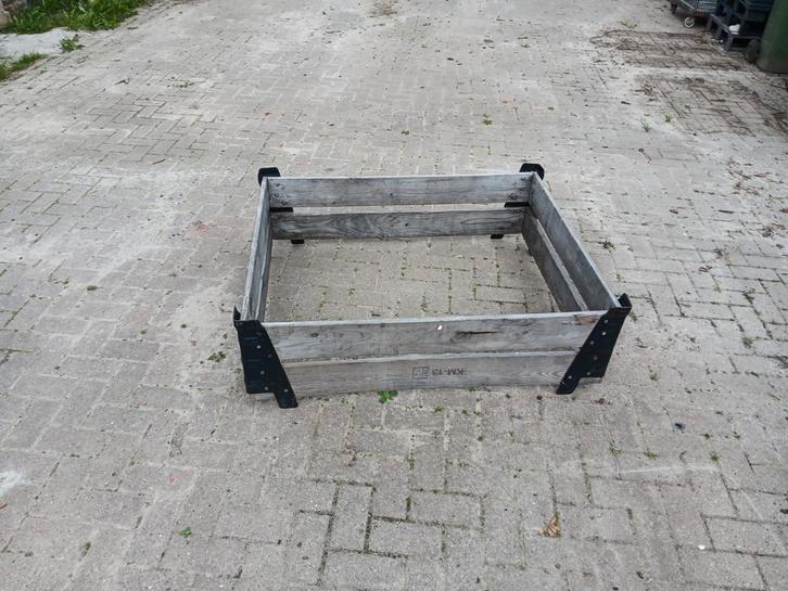 Opzetrand / opzetstuk voor blokpallet 100x120 cm, Doe-het-zelf en Verbouw, Hout en Planken, Gebruikt, Ophalen