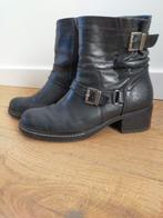 Bikerboots enkellaarsjes Wolky, maat 40, zwart, Lage of Enkellaarzen, Gedragen, Ophalen of Verzenden, Zwart