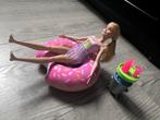Barbie met Donut Floaty, Ophalen of Verzenden, Zo goed als nieuw, Barbie