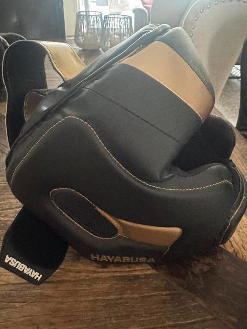 Hayabusa T3 Hoofdbeschermer – Zwart/Goud maat M, Sport en Fitness, Boksen, Zo goed als nieuw, Bokshandschoenen, Ophalen of Verzenden