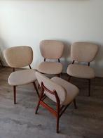 Vintage set van 4 eetkamerstoelen, Huis en Inrichting, Stoelen, Ophalen, Gebruikt, Vier