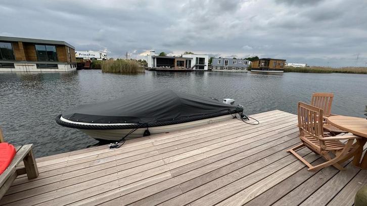 Garda Captain met Honda motor, Watersport en Boten, Motorboten en Motorjachten, Gebruikt, Polyester, Tot 6 meter, Benzine, Buitenboordmotor