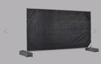Bouwhek afdekscherm zwart 3,41x1,76m, Ophalen, Nieuw