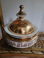 Vintage Italiaanse pot met deksel Florentijns foto 1 t/m 4, Antiek en Kunst, Curiosa en Brocante, Ophalen of Verzenden