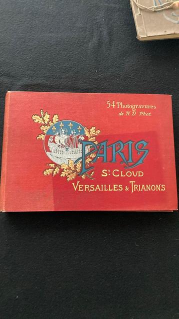 54 Photogravures. PARIS, St.Cloud Versailles & Trianons. beschikbaar voor biedingen