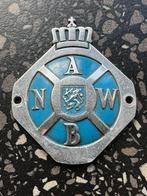 Blauw ANWB embleem. WW A.N.W.B. logo voor een oldtimer motor, Verzamelen, Ophalen of Verzenden, Gebruikt, Gebruiksvoorwerp
