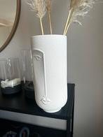 H&M Home Vaas met Gezicht, Wit, Aardewerk of Porselein, Ophalen of Verzenden, Zo goed als nieuw