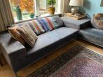 Crack Hoekbank met Hocker - Antraciet - Strak Design, Huis en Inrichting, Ophalen, Tijdloos design, 250 tot 300 cm, Gebruikt