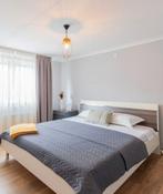 Tweepersoonsbed, Huis en Inrichting, Slaapkamer | Bedden, Ophalen, Wit, Tweepersoons, Zo goed als nieuw