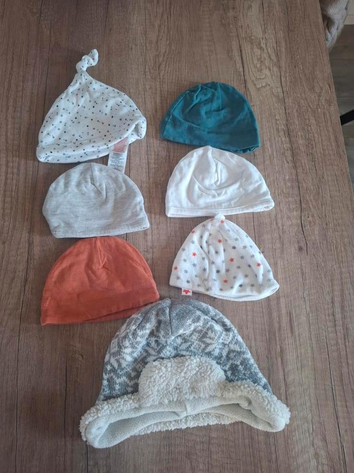 Baby Mutsjes - Set van 7, Kinderen en Baby's, Babykleding | Mutsen, Sjaals en Wanten, Ophalen of Verzenden