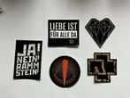 5 verschillende sticker van Rammstein, Nieuw, Ophalen of Verzenden, Foto of Kaart, 5 verschillende sticker van Rammstein nieuw zie foto,s