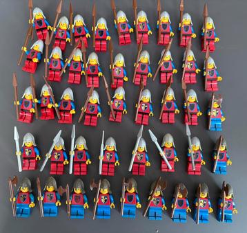 Lego Castle Ridders poppetje minfigs Crusaders Axe 45 stuks beschikbaar voor biedingen