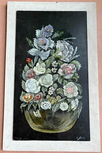 Mooi schilderij, olieverf op hout beschikbaar voor biedingen