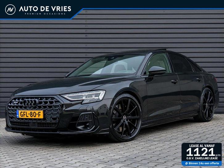 Audi A8 60 TFSI e Quattro S-Line | Blackpack | Schuifdak | N, Auto's, Audi, Bedrijf, Te koop, A8, 360° camera, 4x4, ABS, Achteruitrijcamera