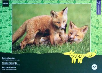 Puzzel Natuurmonumenten twee vosjes  beschikbaar voor biedingen