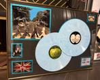 The Beatles - Ingelijste blauwe LP's in gouden lijst, Ophalen of Verzenden, 1960 tot 1980, Zo goed als nieuw, 12 inch