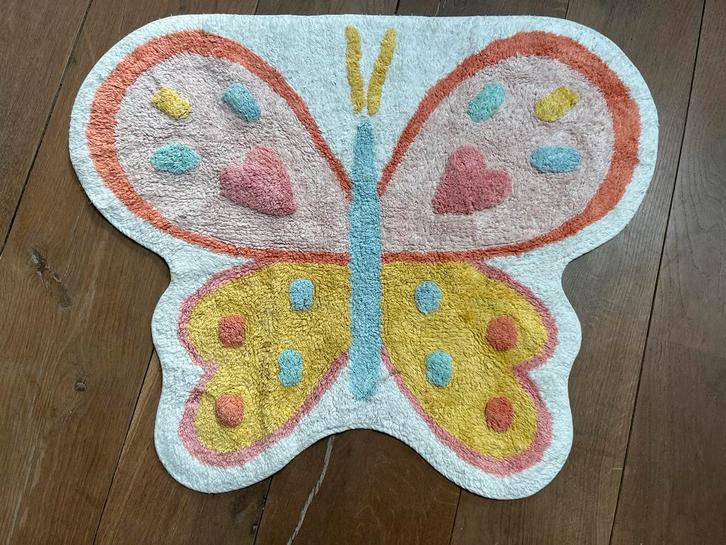 Zara home Vlinder Tapijt / Kleedje, Kinderen en Baby's, Kinderkamer | Inrichting en Decoratie, Gebruikt, Kleed of Kussen, Ophalen of Verzenden