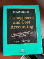 Colin Drury ‘management and cost accounting 3thd edition, Gelezen, Ophalen of Verzenden, Management, Colin Drury