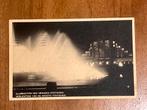 Brussel Expo 1935. Verlichting van de Groote Fonteinen., Ophalen of Verzenden, 1920 tot 1940, Gelopen, België en Luxemburg