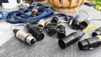 Diverse pro audio of licht verloopkabels, Ophalen of Verzenden, Gebruikt, Apparatuur
