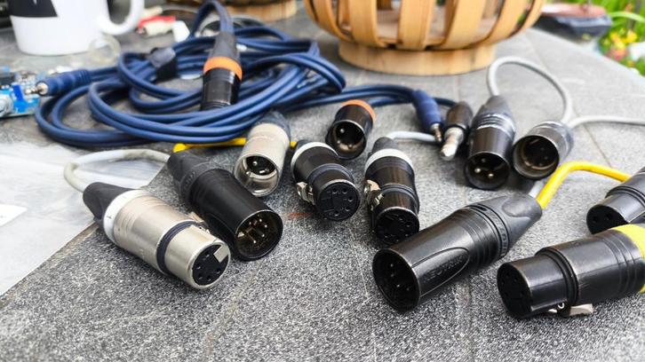 Diverse pro audio of licht verloopkabels, Muziek en Instrumenten, Kabels en Stekkers, Gebruikt, Apparatuur, Ophalen of Verzenden