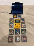 Nintendo Game Boy Color + 12 games + opbergcase, Spelcomputers en Games, 1 speler, Ophalen of Verzenden, Gebruikt, Vanaf 3 jaar