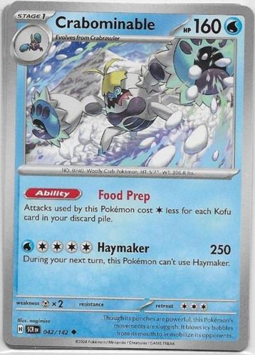 Stellar Crown,  Crabominable [uncommon] 42/142 beschikbaar voor biedingen