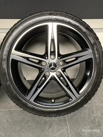 18” originele Mercedes A W177 velgen + winterbanden 5x112    beschikbaar voor biedingen