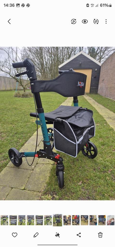 Rovera Mobility Rollator, Diversen, Rollators, Zo goed als nieuw, Ophalen of Verzenden