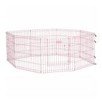 Kippenren 560 cm omtrek Blauw of Roze Opvouwbaar Kippenhok